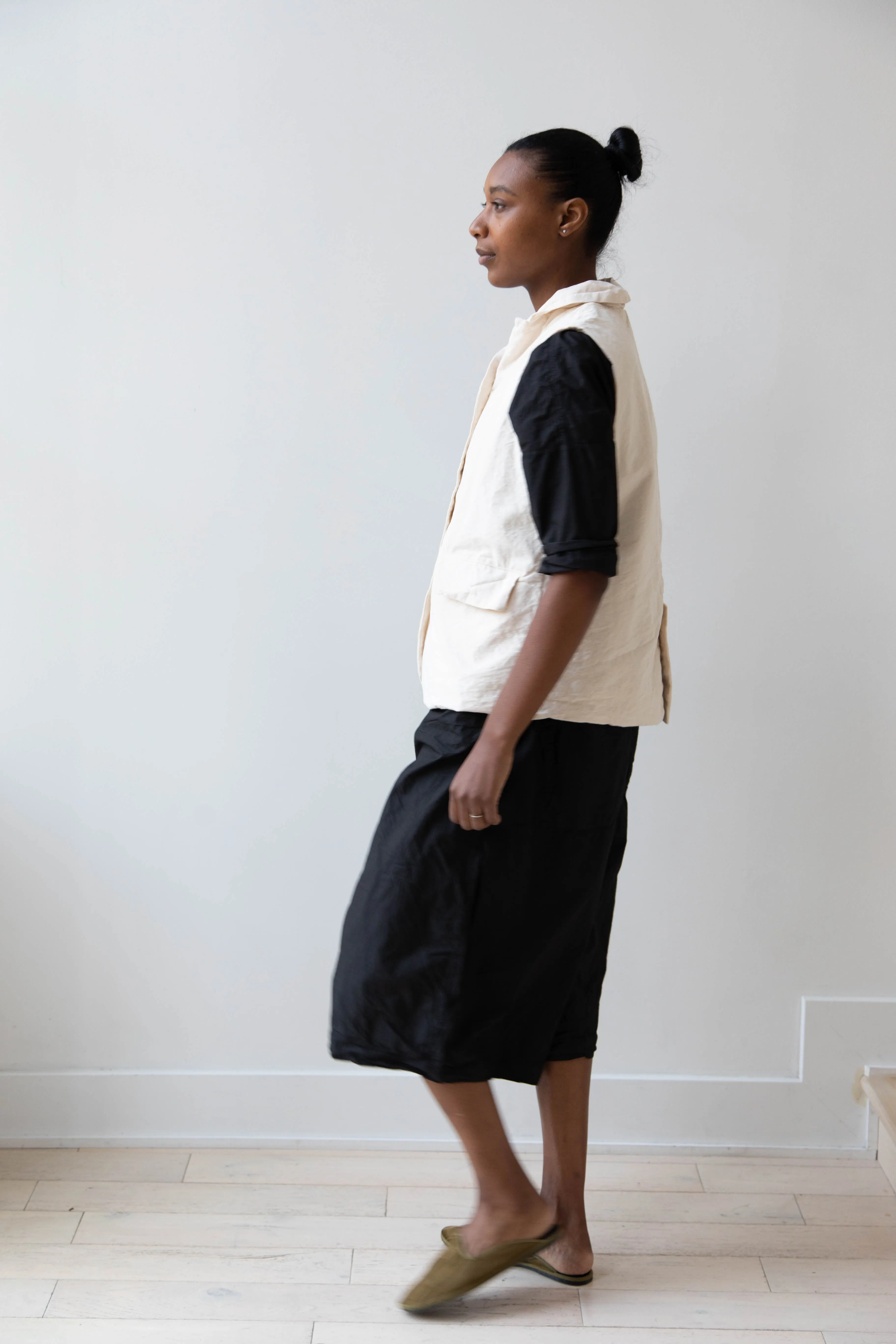 Album di Famiglia | Sleeveless Blazer in RC Natural