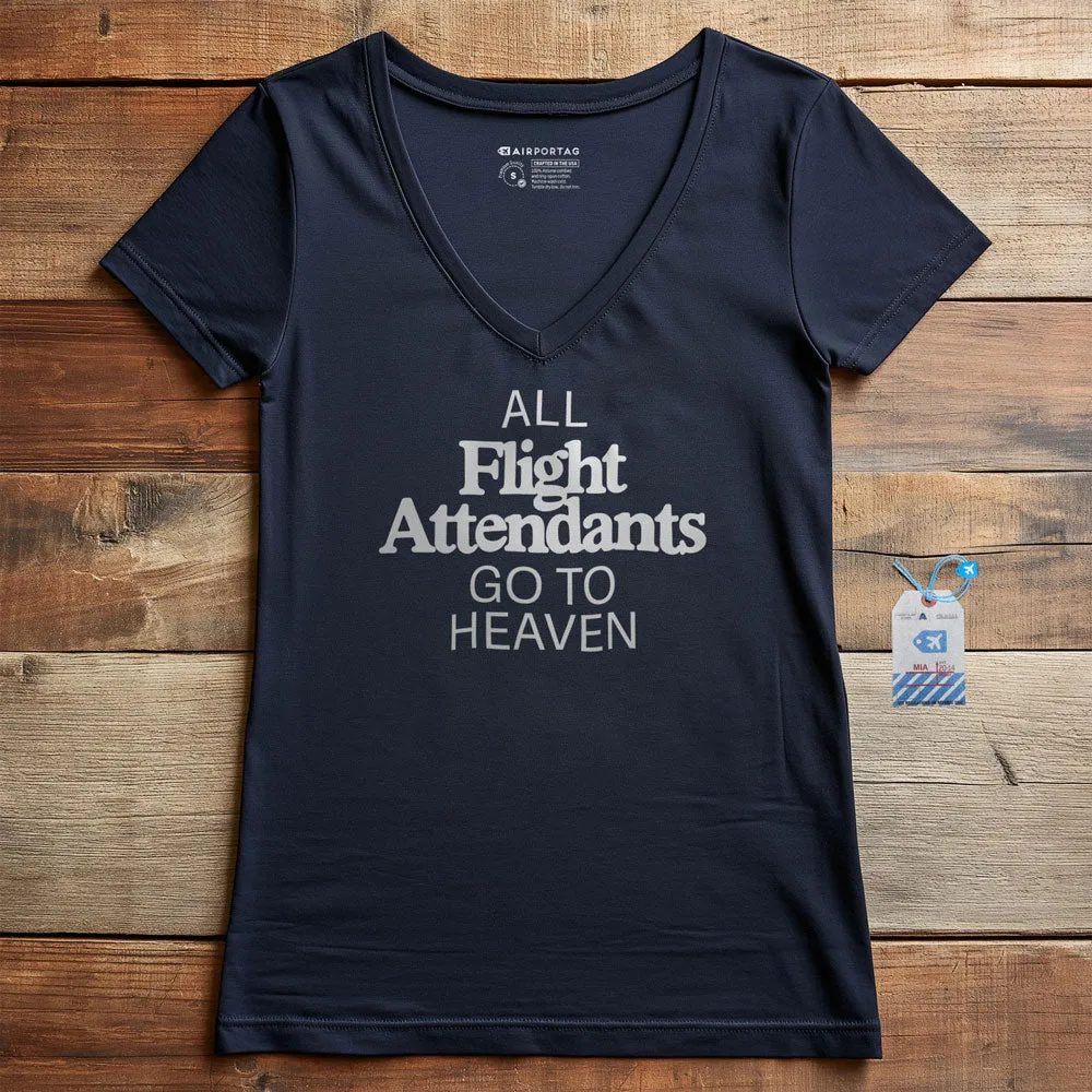 All FA Go To Heaven - Women's V-Neck T-Shirt