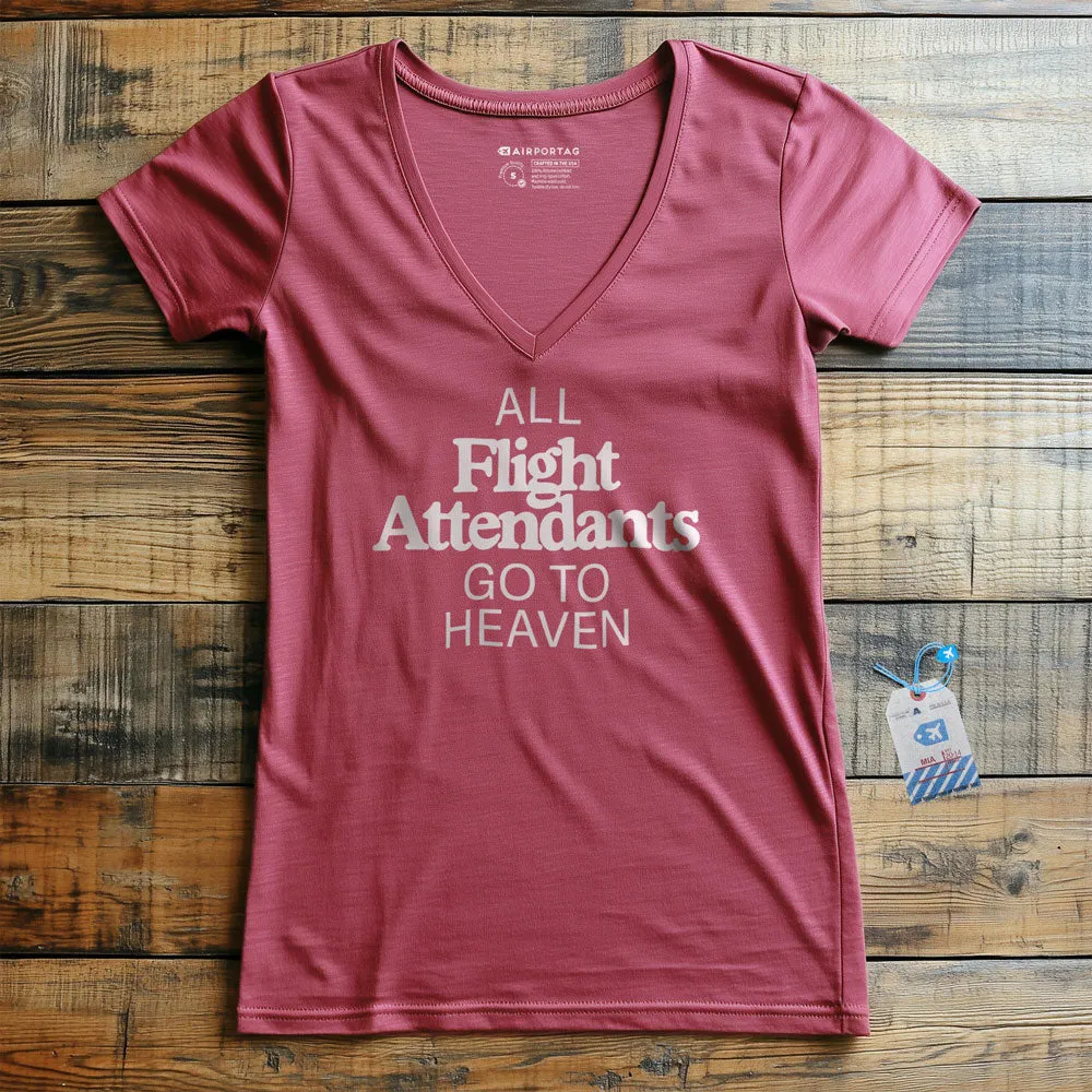 All FA Go To Heaven - Women's V-Neck T-Shirt