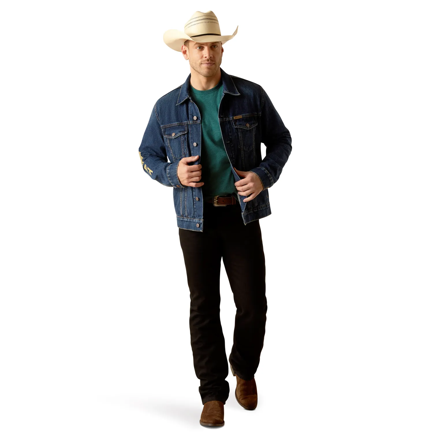 Ariat Mens Denim Team Trucker Jacket - Richford