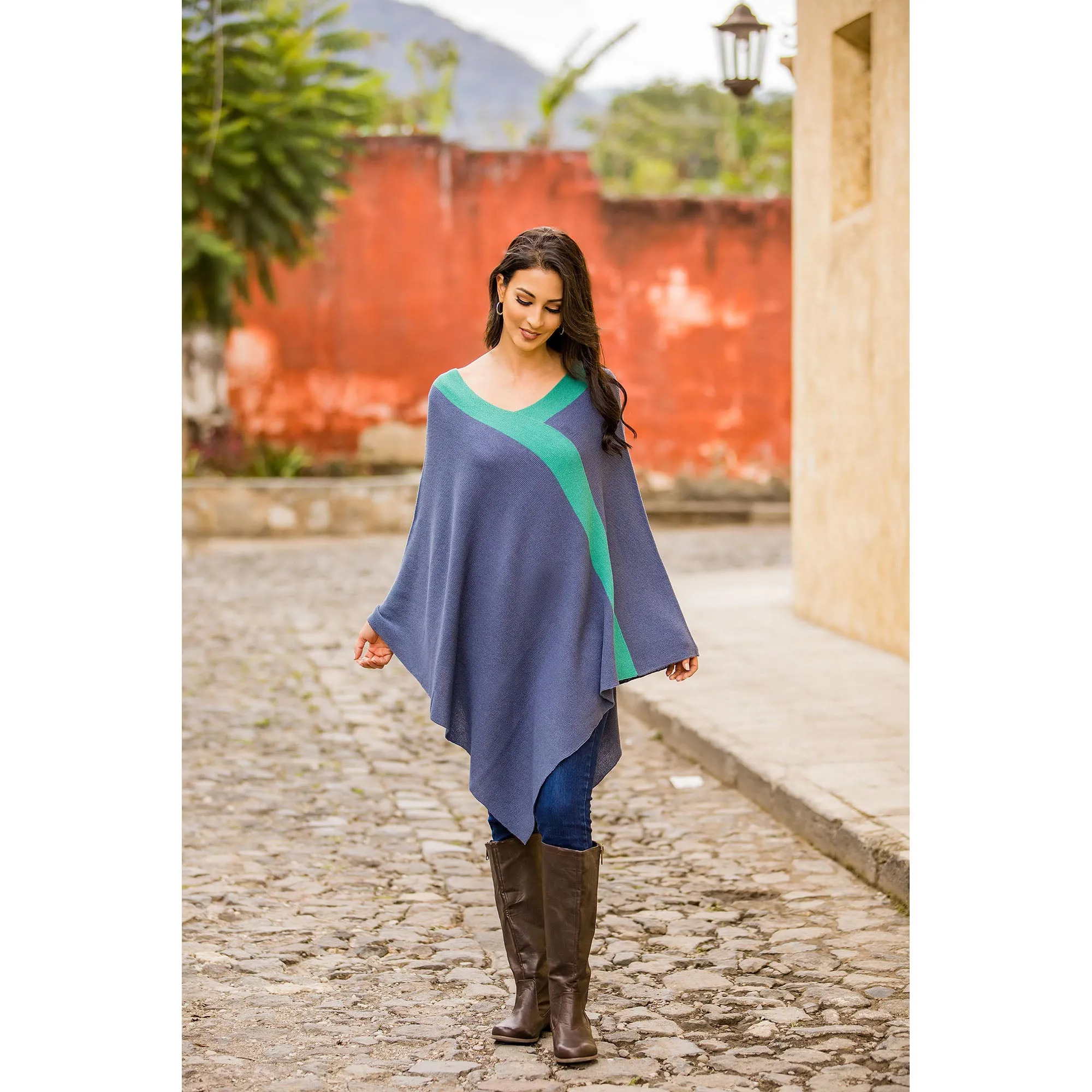 Beam of Light Drape Poncho