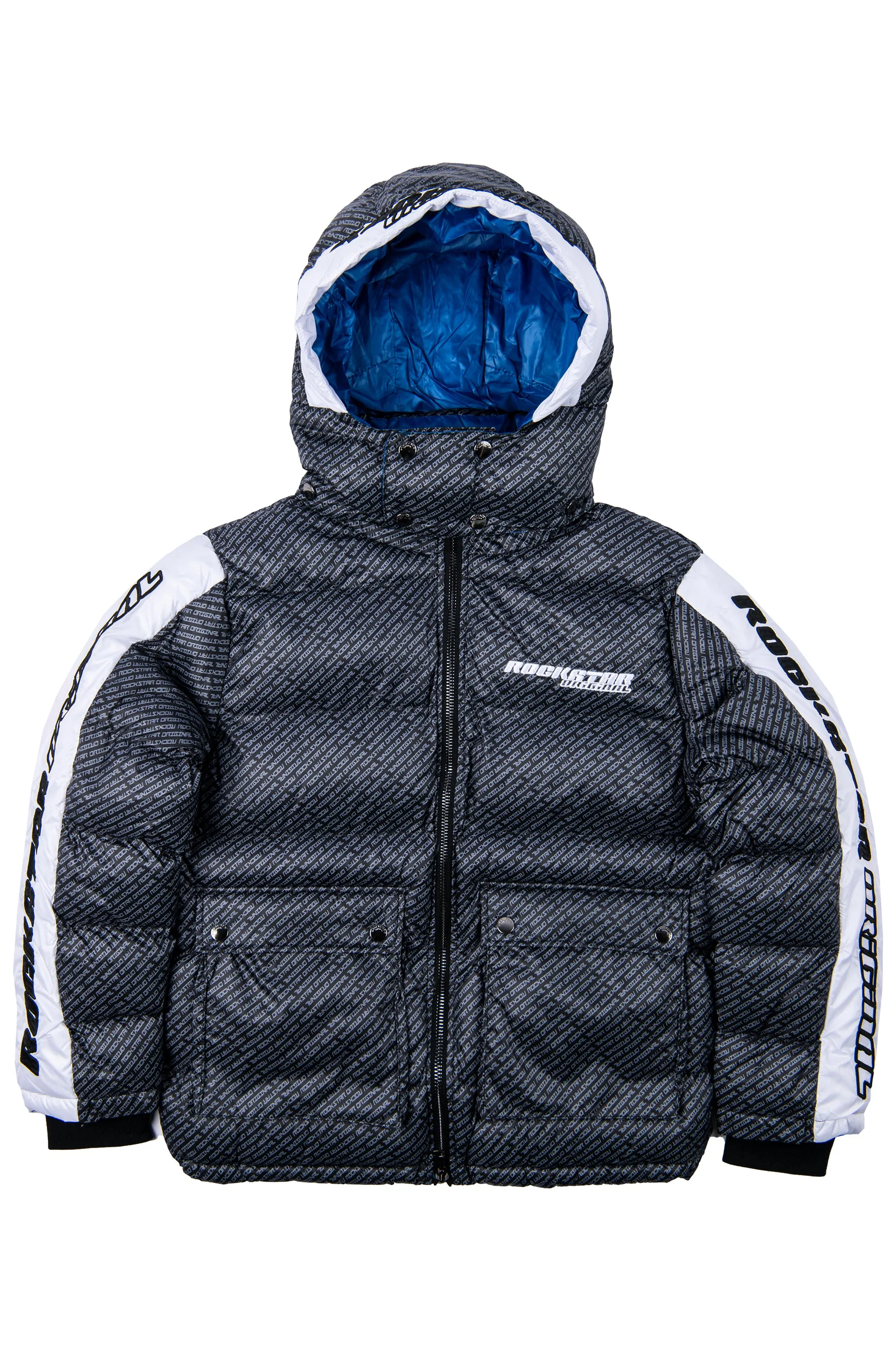 Boys Bryson Black Heavy Puffer Jacket