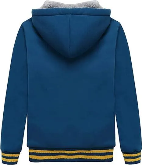 Boy's Long Sleeve Fleece Zip-Up Hoodie-ZPK005547