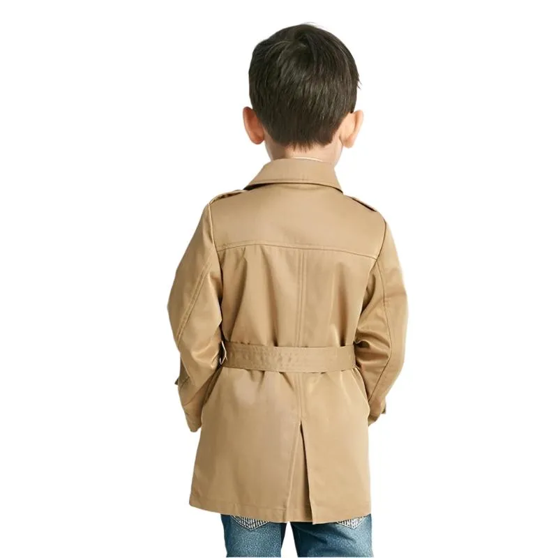 Boys Mid-Length Trench Coat