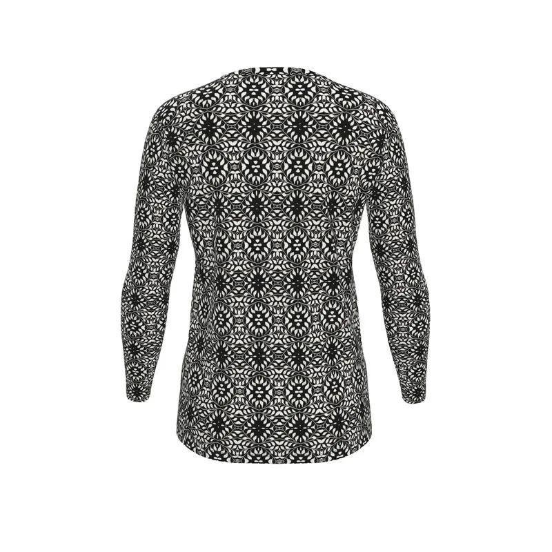 Camelbone Medallion Womens T Shirt Long Sleeves