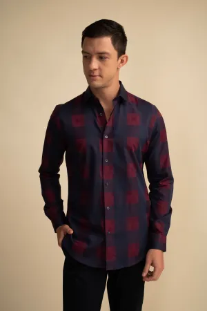 Chelsea Wine Check Shirt EOSS