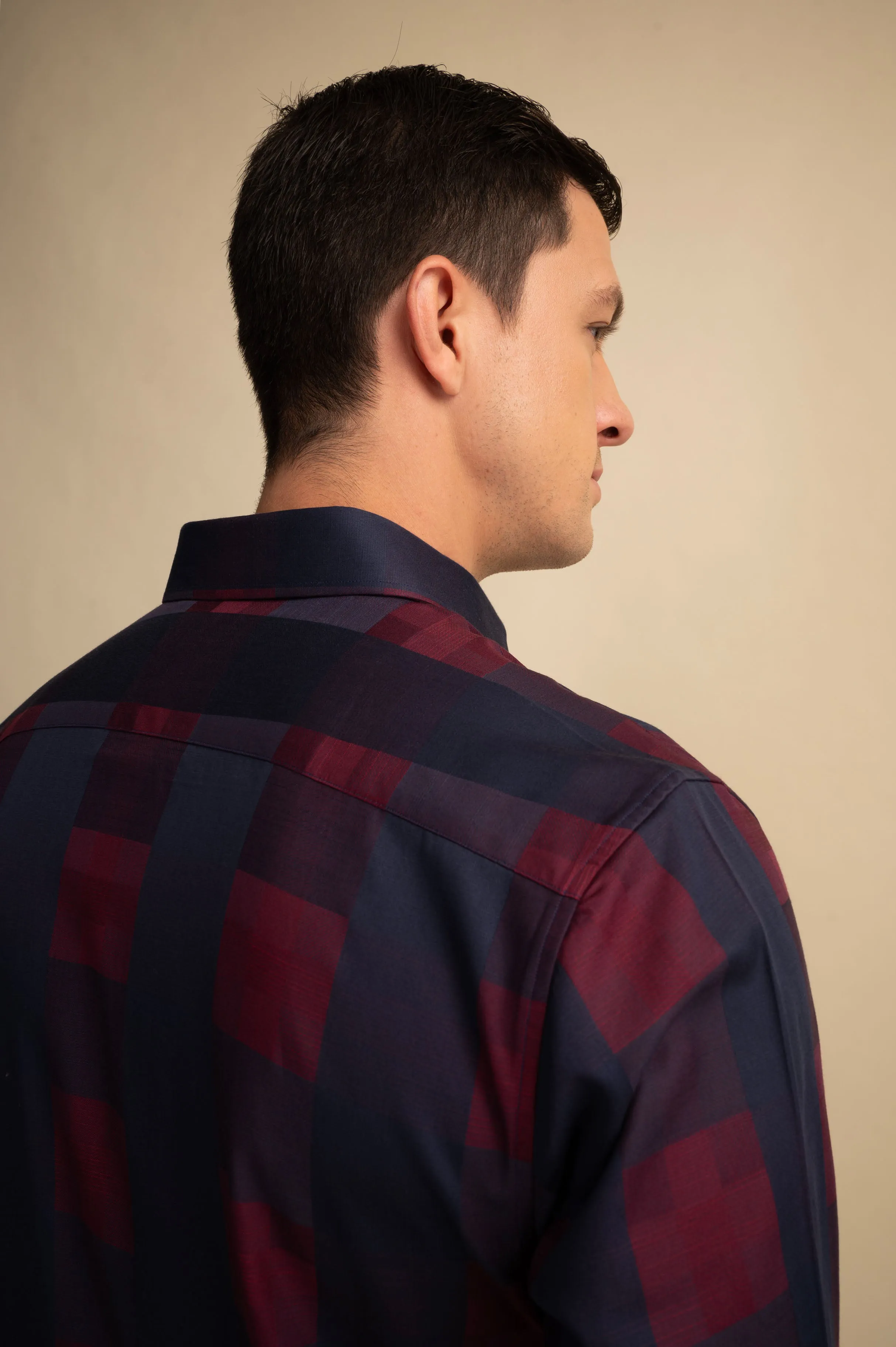 Chelsea Wine Check Shirt EOSS