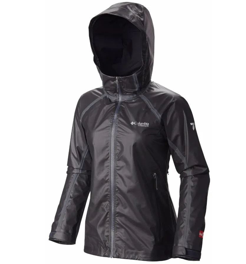 Columbia Womens Titanium Outdry Gold Tech Rain Jackets