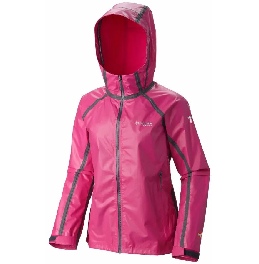 Columbia Womens Titanium Outdry Gold Tech Rain Jackets