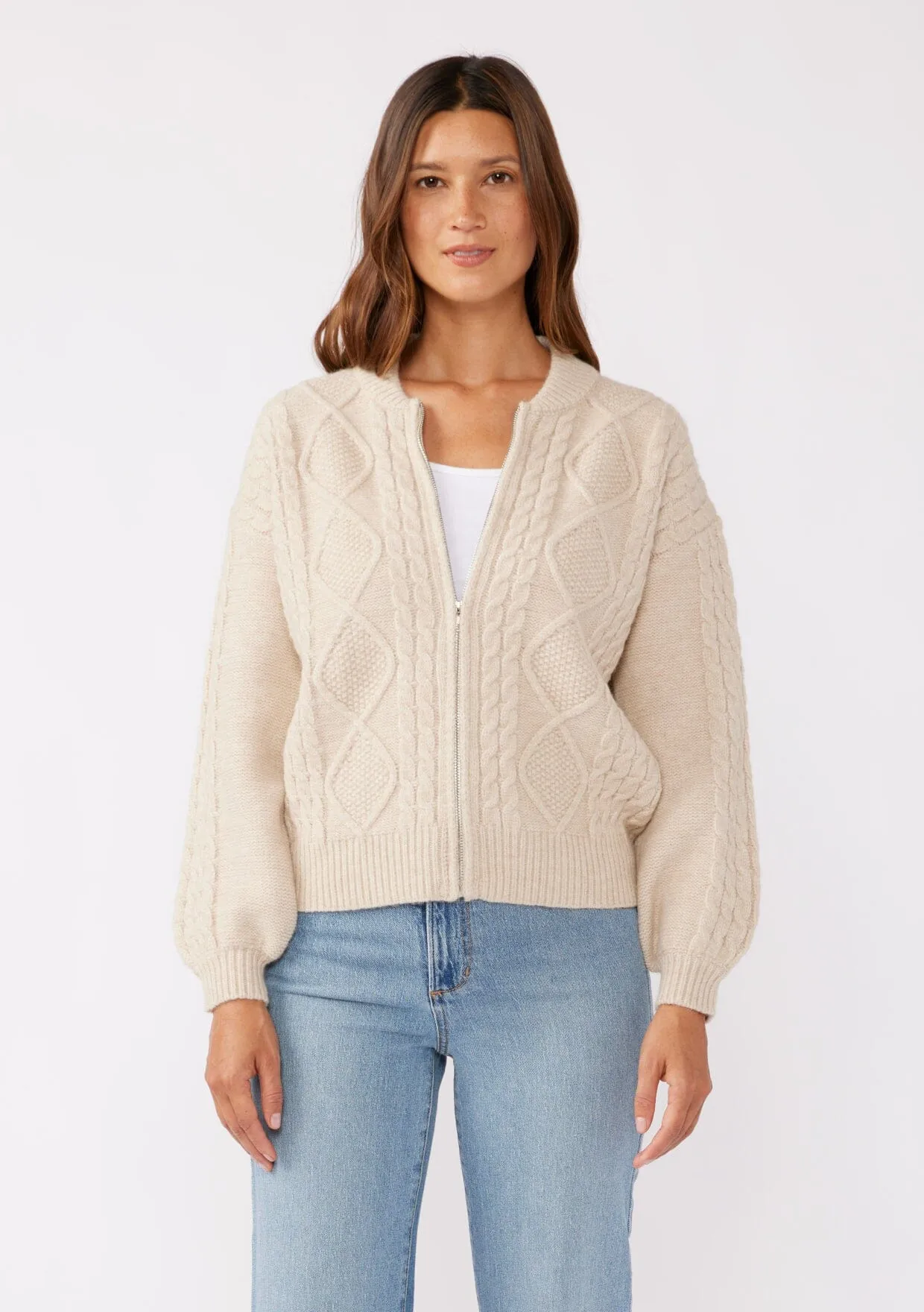 Cozy Hearth Zip Up Sweater