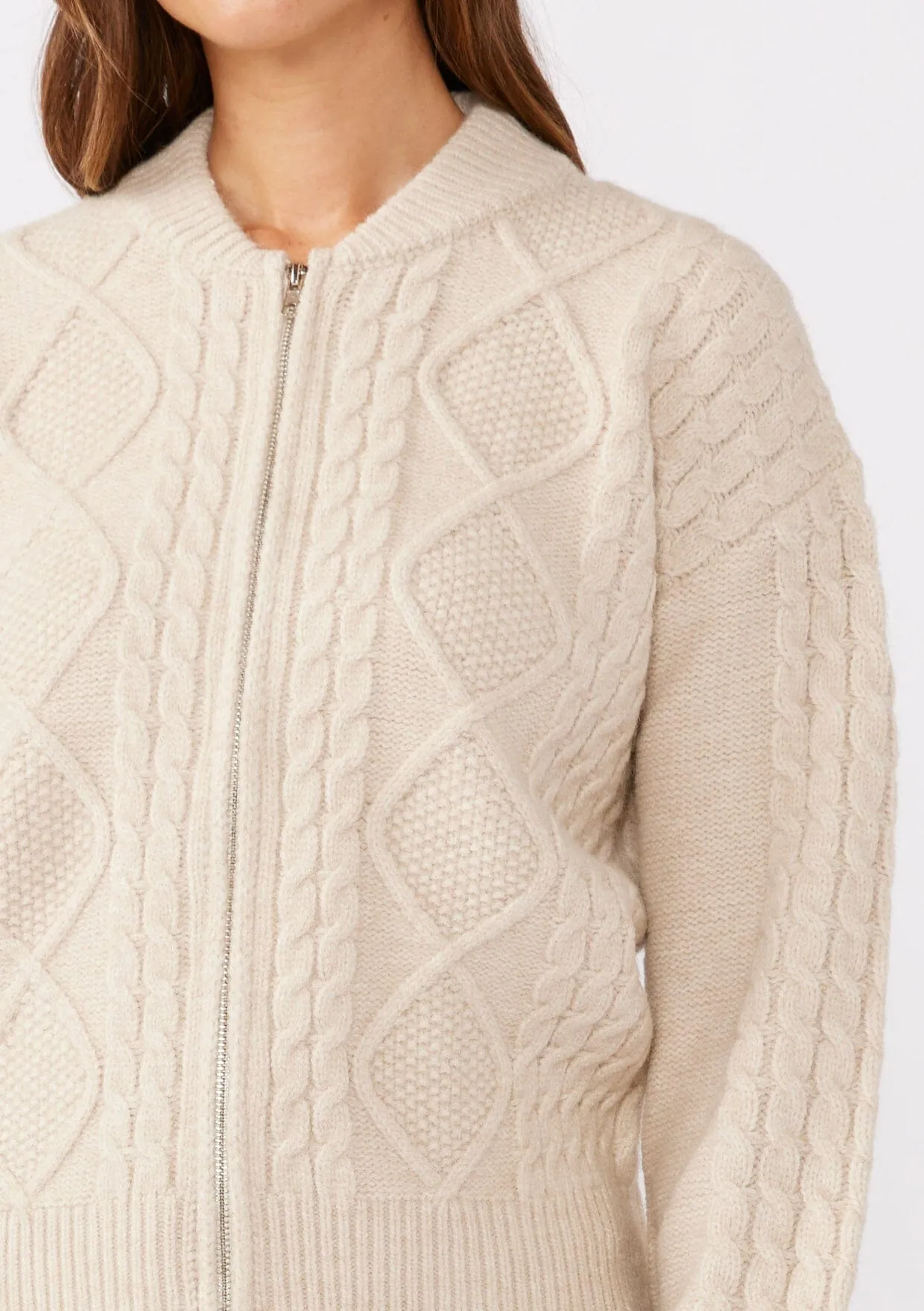 Cozy Hearth Zip Up Sweater