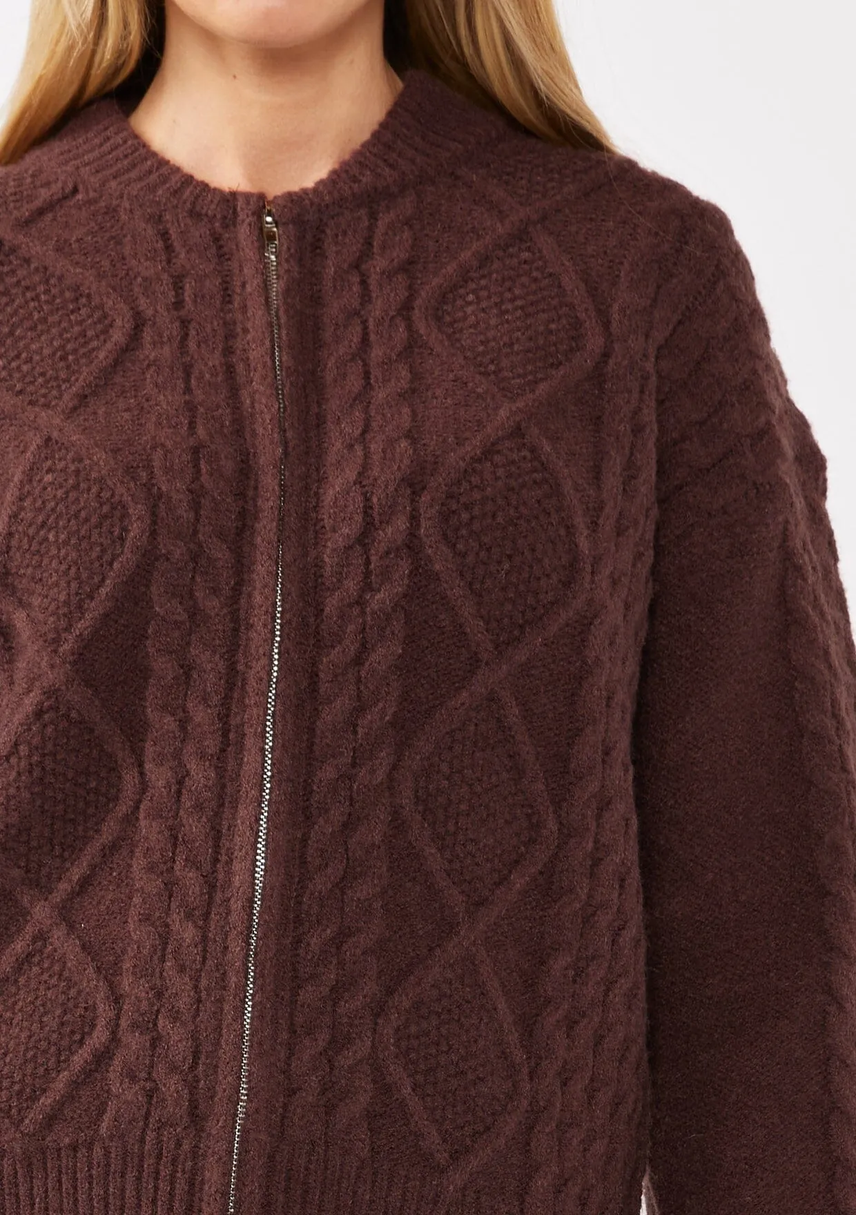 Cozy Hearth Zip Up Sweater