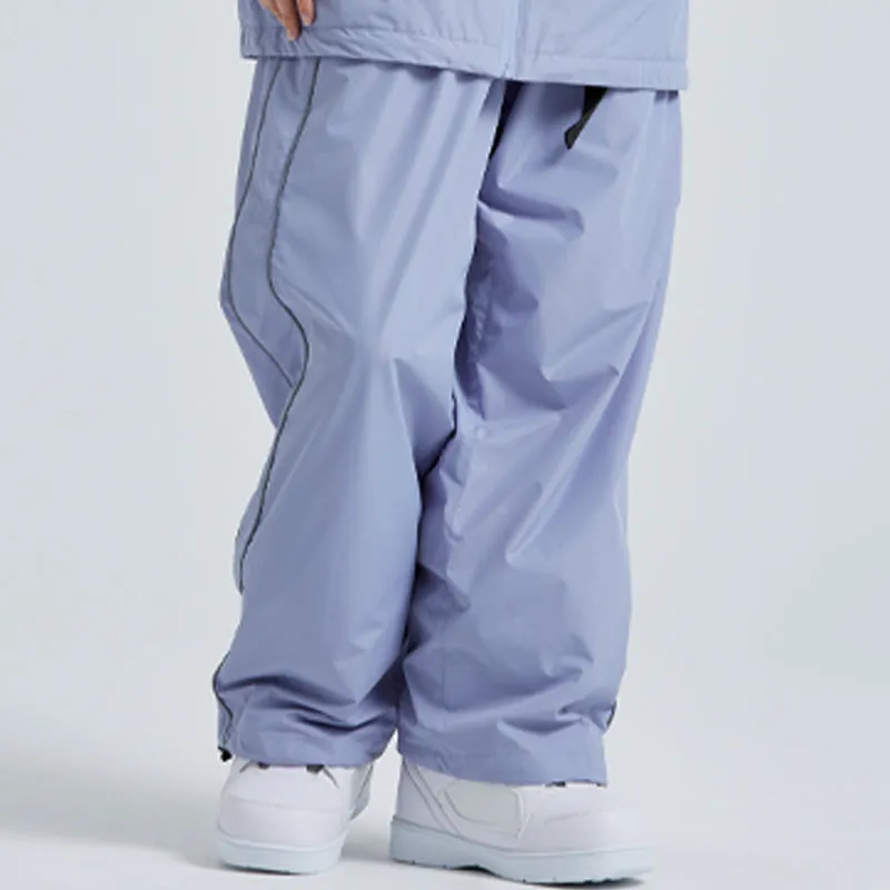 Female Plus Size Baggy Snowboard Pants