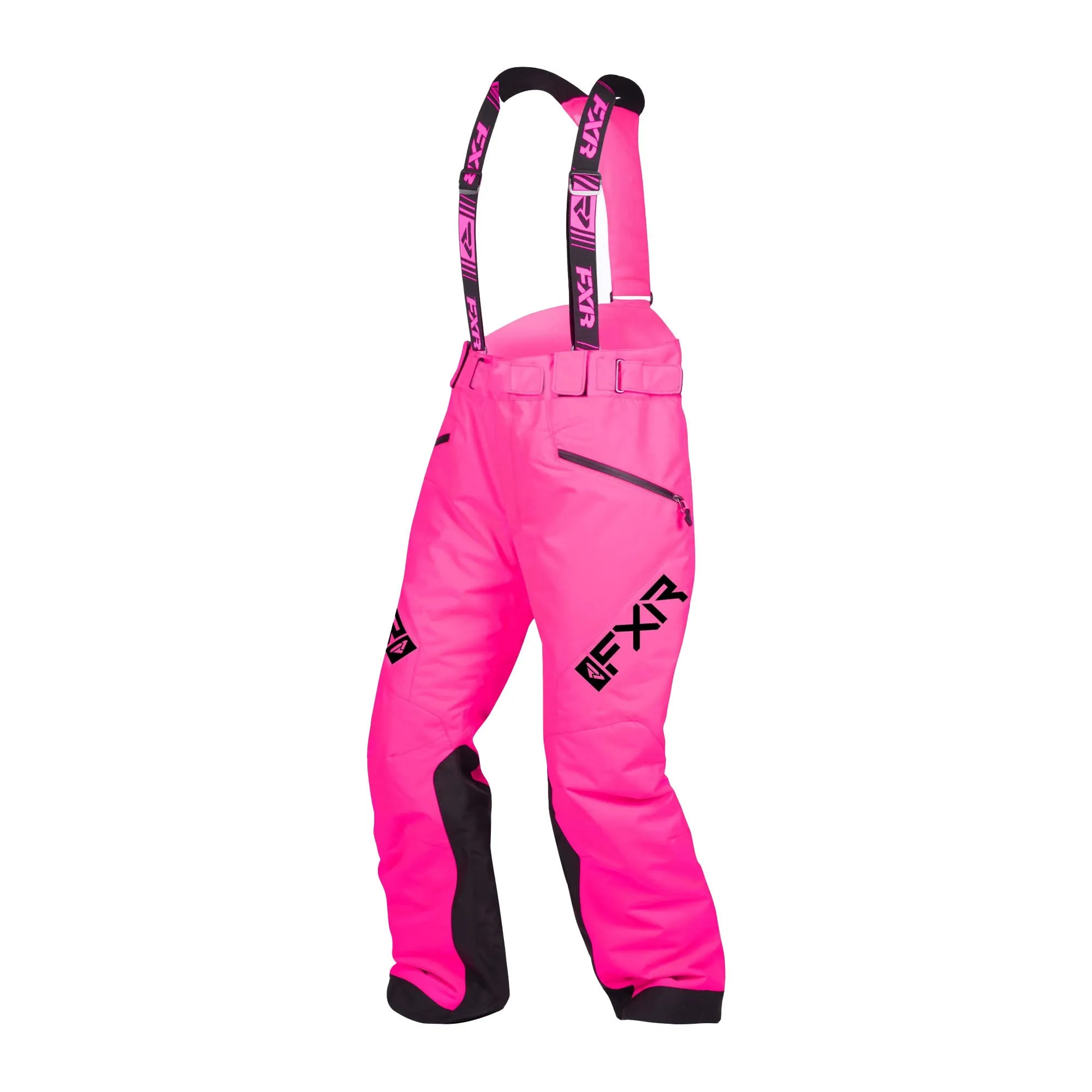 FXR  Womens Fresh Snowmobile Pants HydrX F.A.S.T. Thermal Flex Fuchsia Snow Bibs