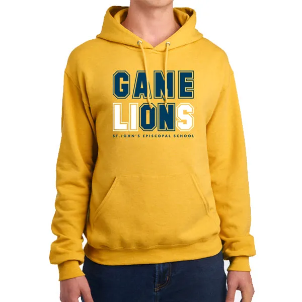 GAME ON LIONS SPIRIT HOODIE - Youth and Adult