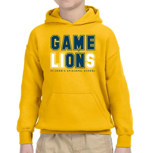 GAME ON LIONS SPIRIT HOODIE - Youth and Adult