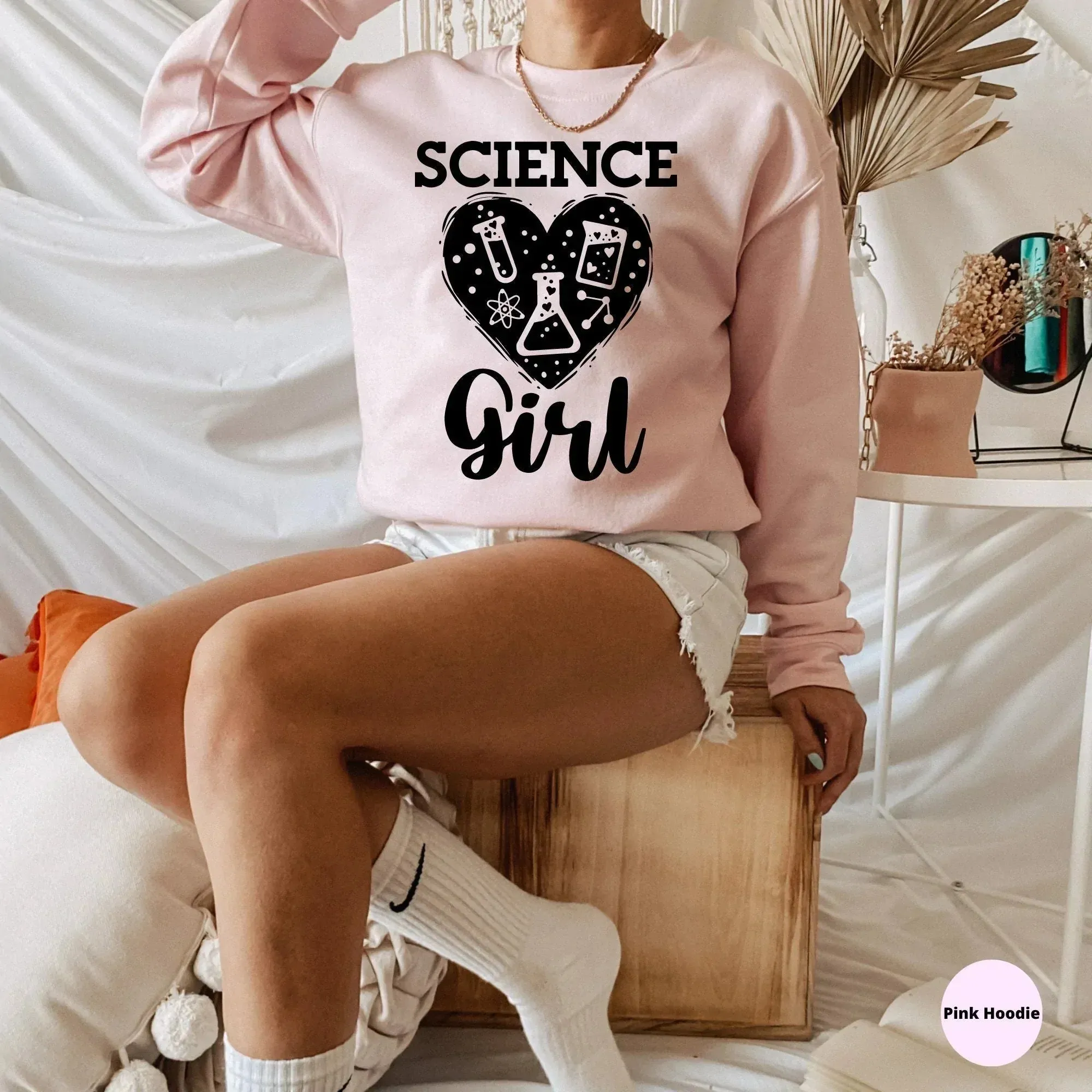 Girls in Science Teacher Shirt