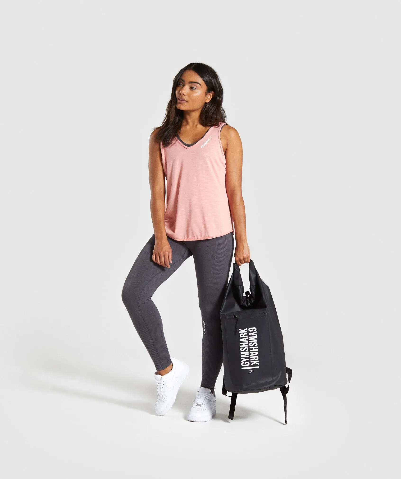 Gymshark Power Down Vest - Peach