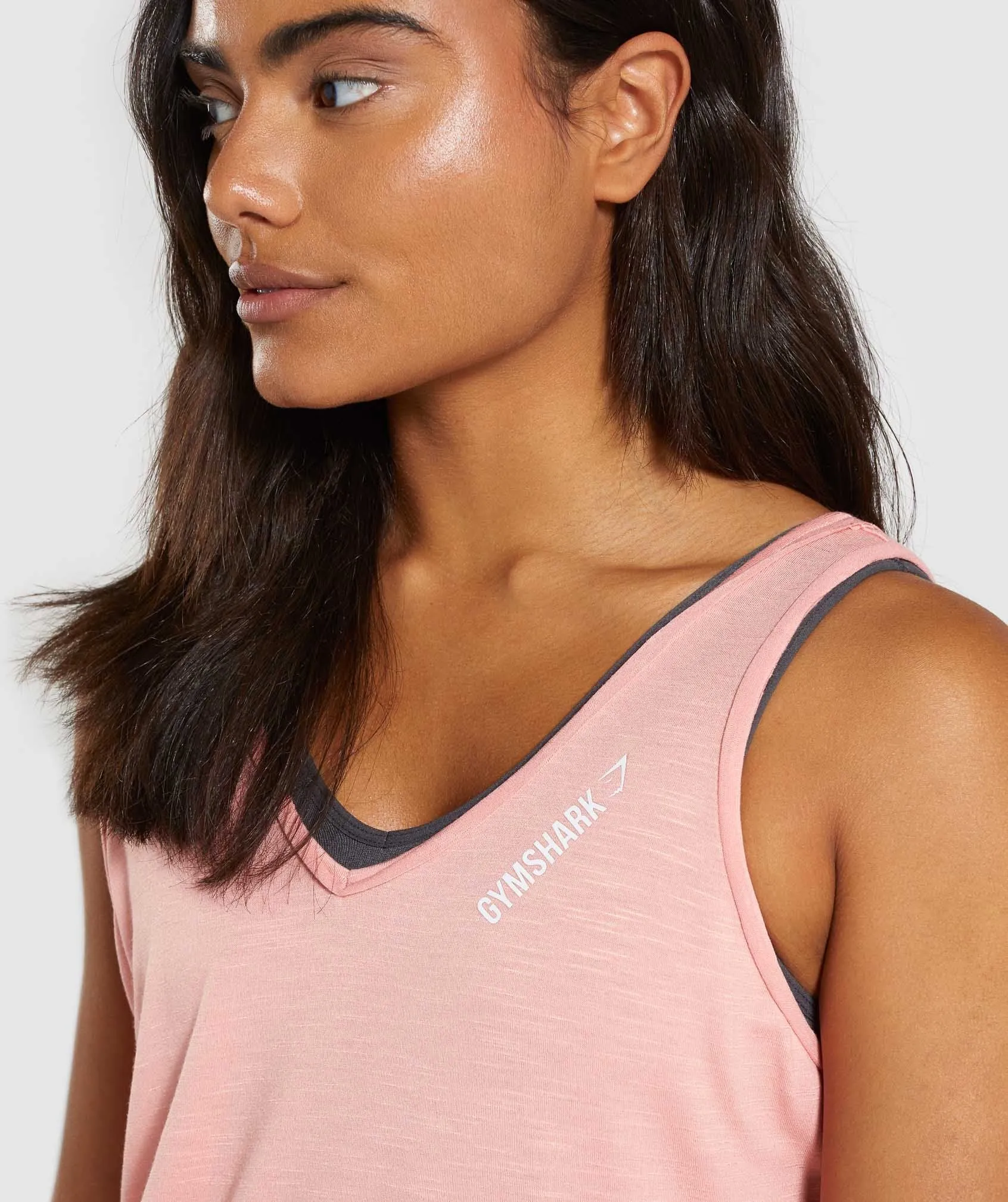 Gymshark Power Down Vest - Peach