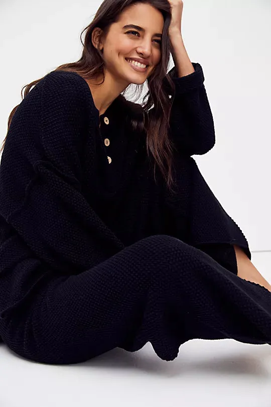 Hailee Sweater Set | Black