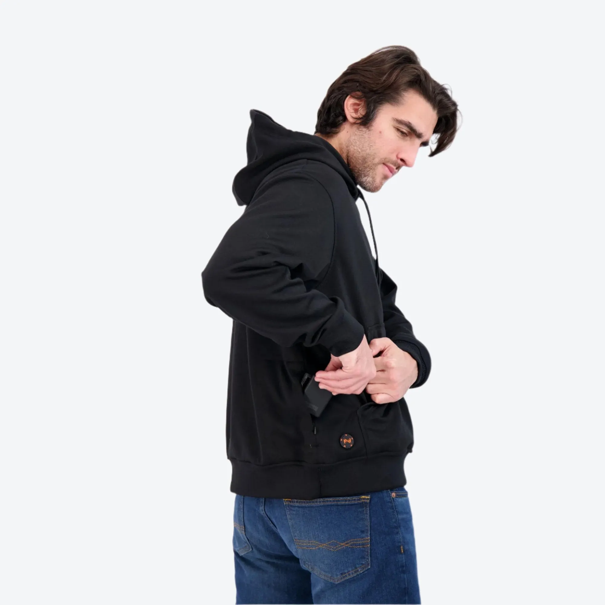 Heated Hoodie with Built-In Handwarmer