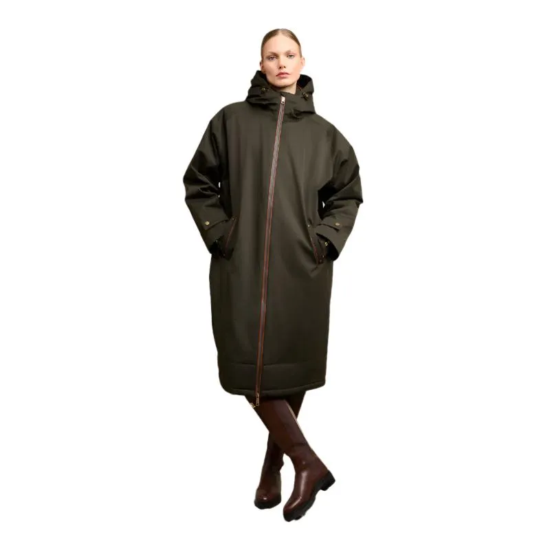 Holland Cooper Ladies One-Size Waterproof Country Dry Coat - Khaki