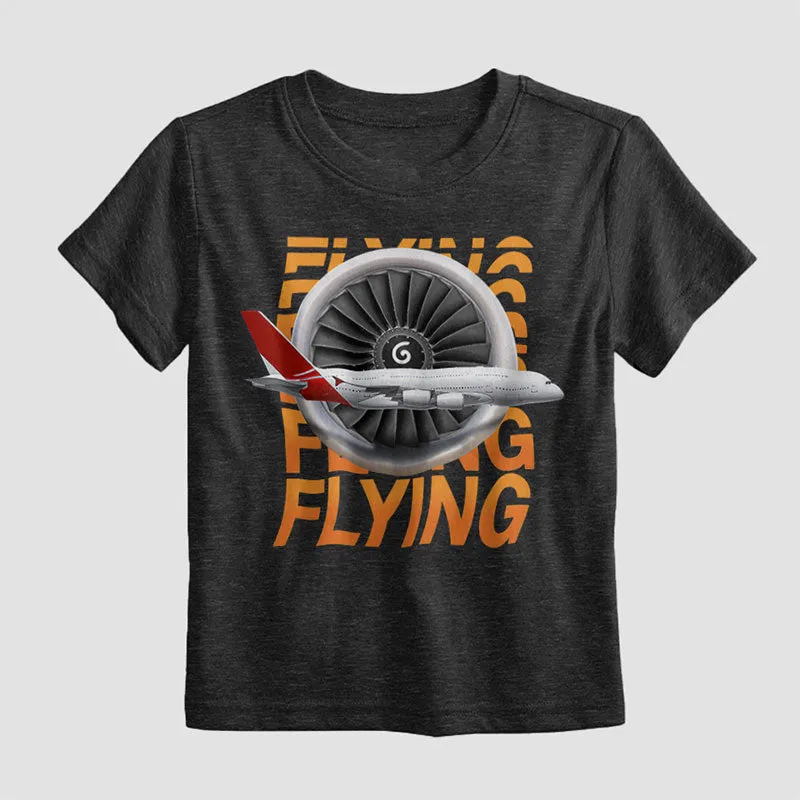 Jet Engine Side Plane - Kids T-Shirt