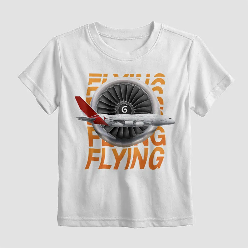 Jet Engine Side Plane - Kids T-Shirt