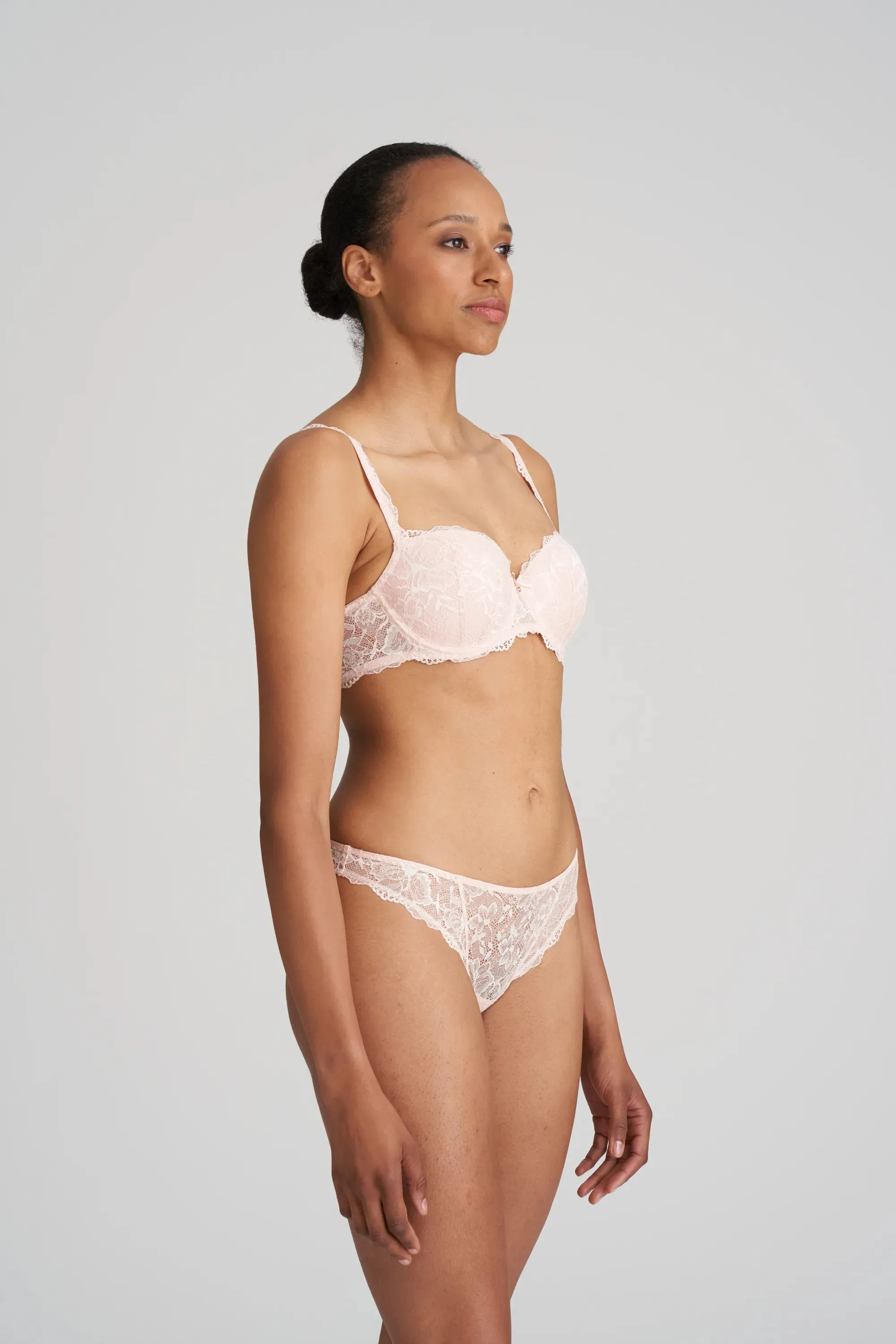 Marie Jo Manyla Padded Balcony Bra in Pearly Pink