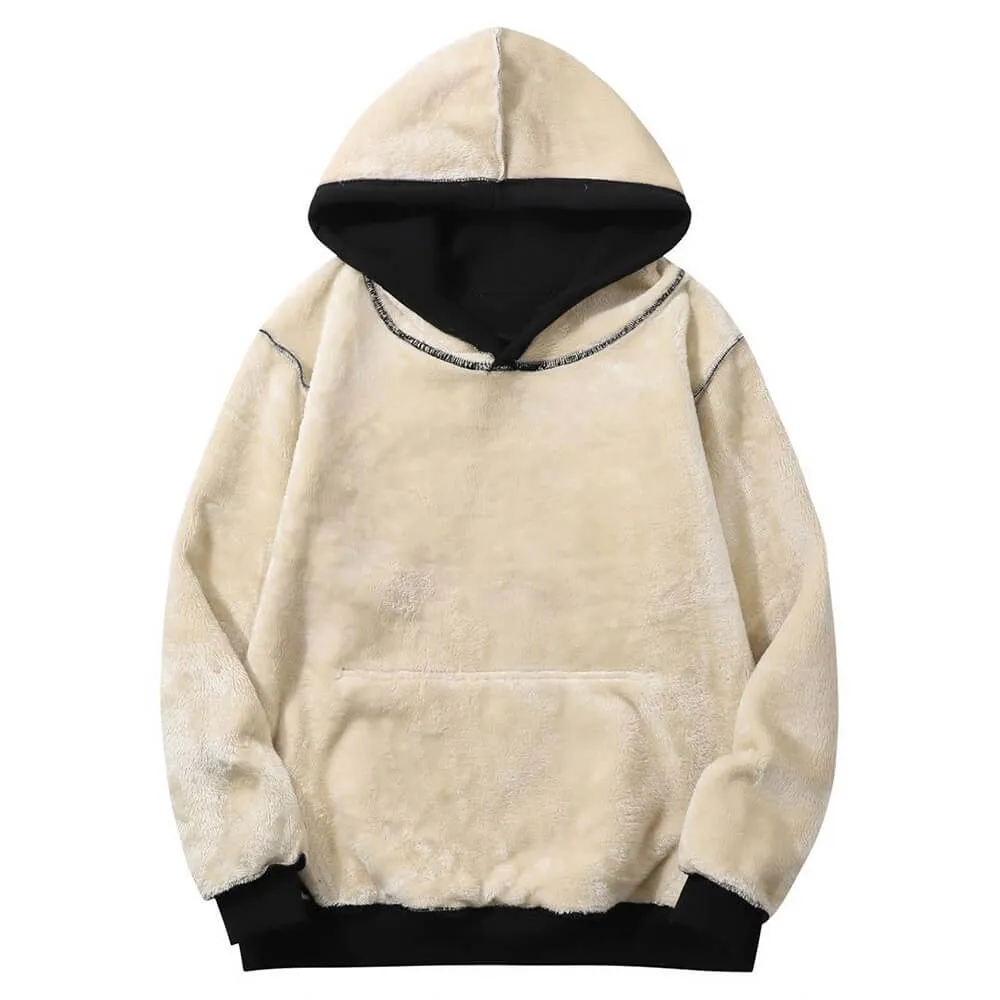 Multicolor Just Breathe Dandelion Fleece Sherpa Hoodie