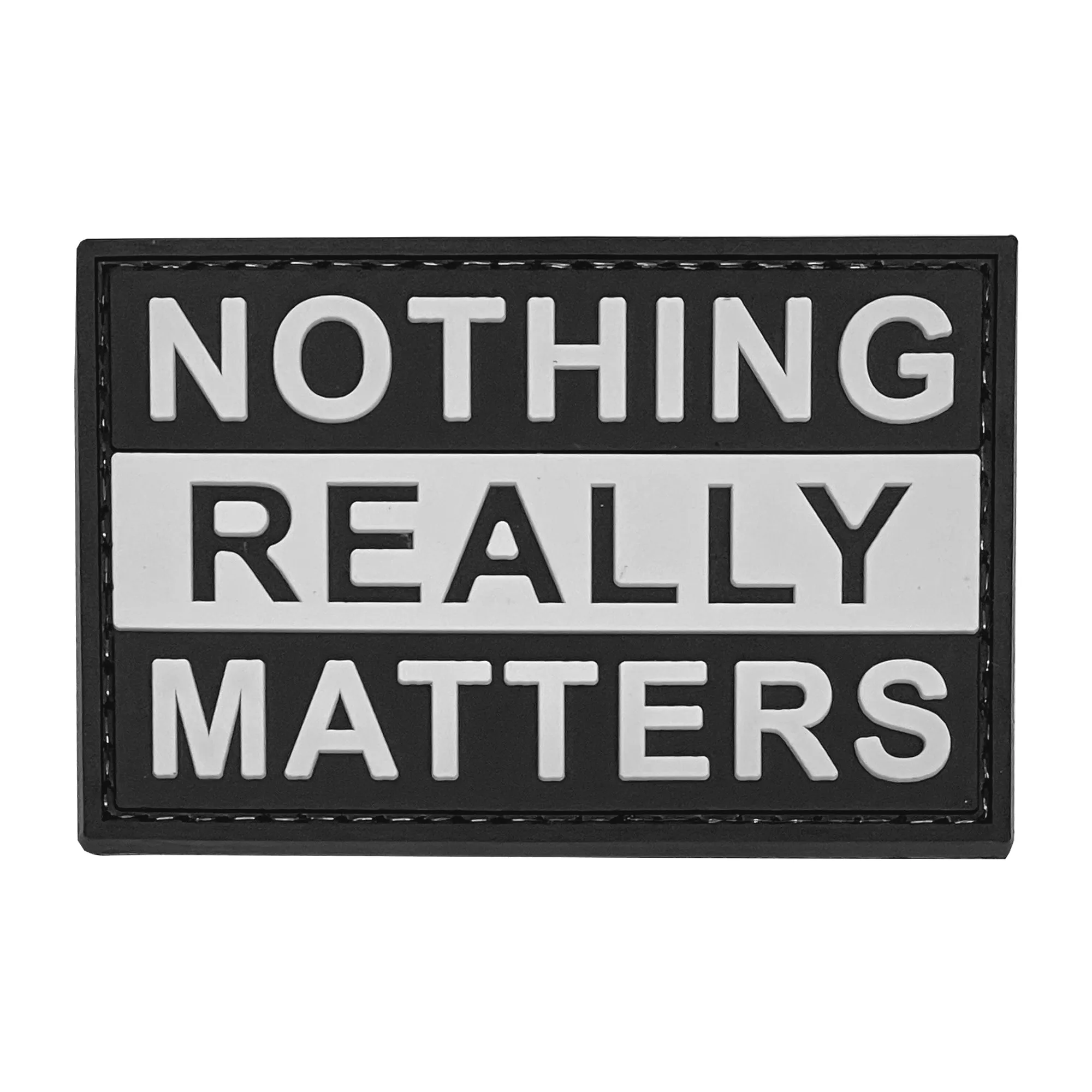 Nothing Really Matters Patch Black