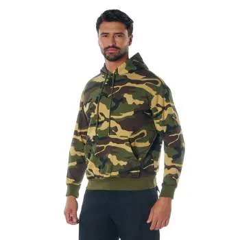 Rothco Camo Pullover Hooded Sweatshirt / Woodland Camo