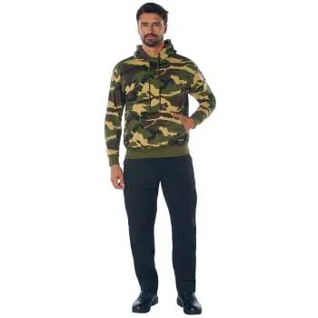 Rothco Camo Pullover Hooded Sweatshirt / Woodland Camo