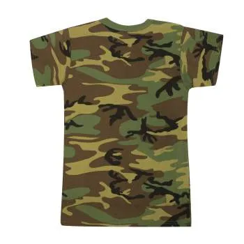 Rothco Kids Woodland Camo Heavyweight T-Shirt / Woodland Camo