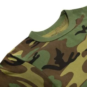 Rothco Kids Woodland Camo Heavyweight T-Shirt / Woodland Camo