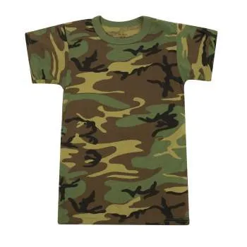 Rothco Kids Woodland Camo Heavyweight T-Shirt / Woodland Camo