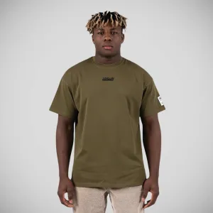 Scramble Logo Oversized Tee Olive