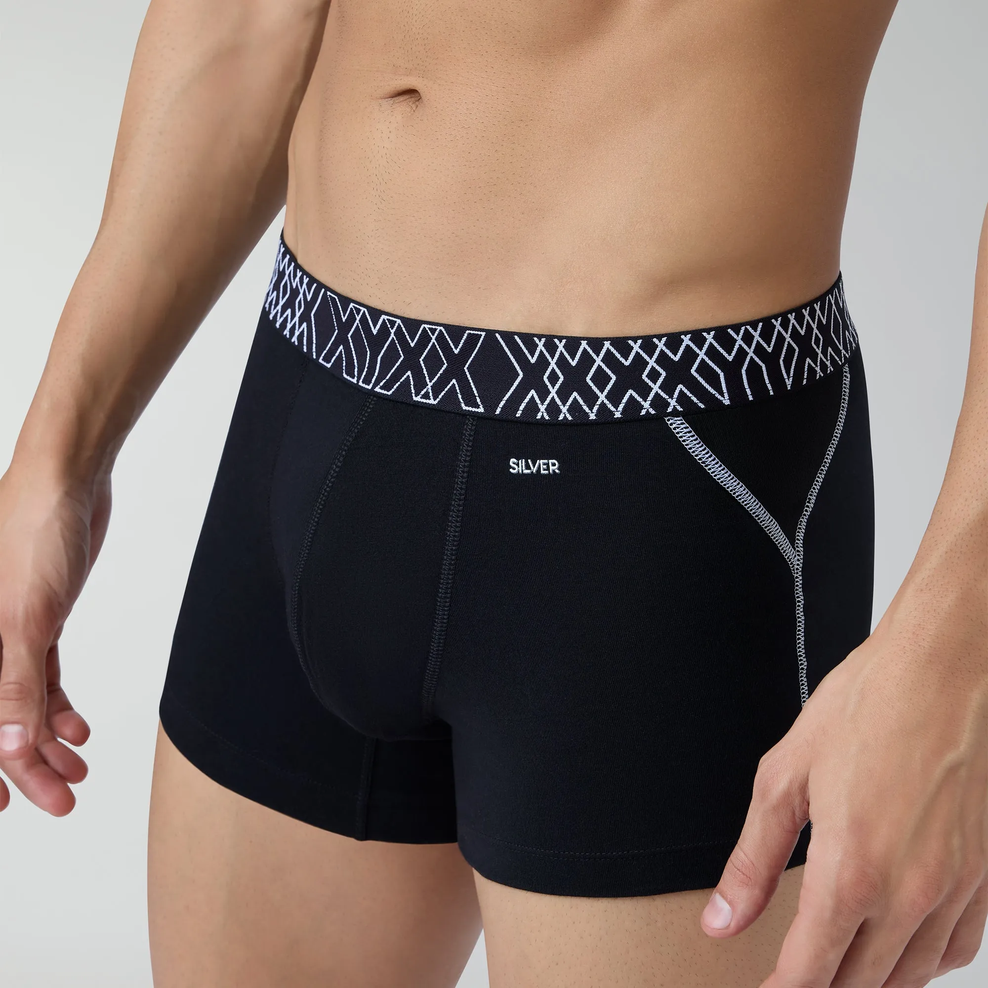 Sprint Cotton Stretch Trunks Black Knight