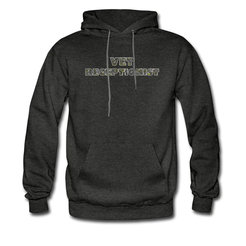 Vet Receptionist Typography Unisex Hoodie