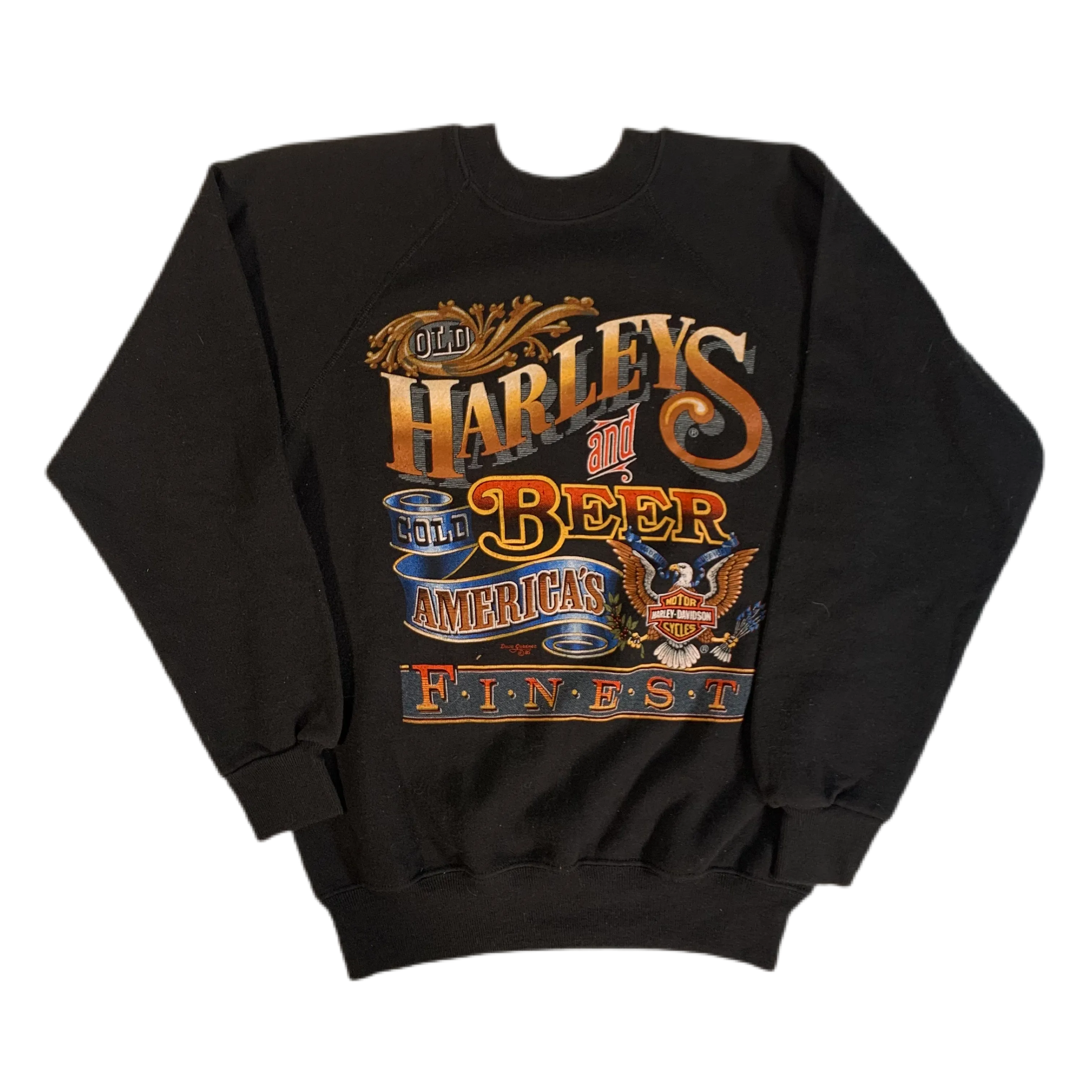 Vintage Harley-Davidson "Ezekiel's Wheel" Raglan Sweatshirt