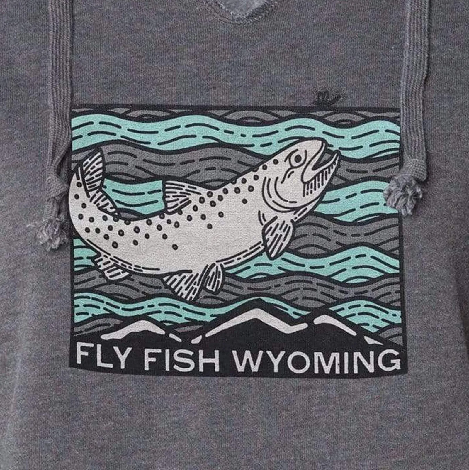 Women's Fish Rising Hooded Pullover