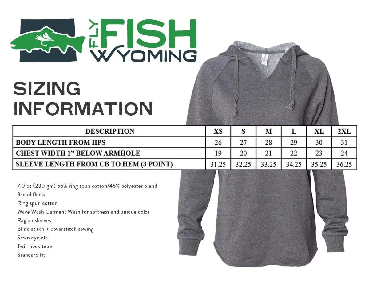 Women's Fish Rising Hooded Pullover