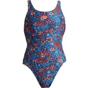 Youth Micro Floral Tech Back One Piece